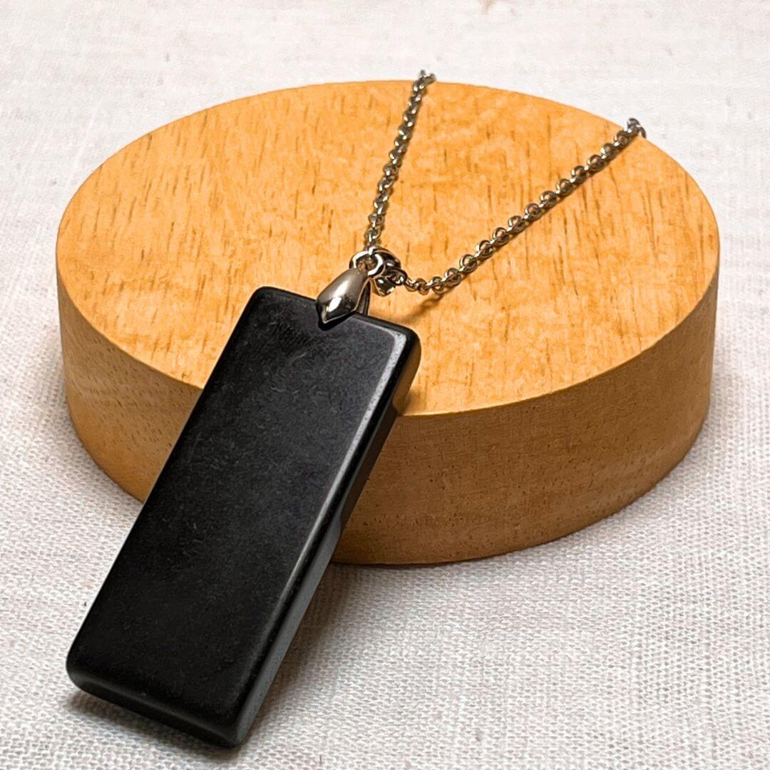 “Elegance & Power” Pendant in Natural Stone