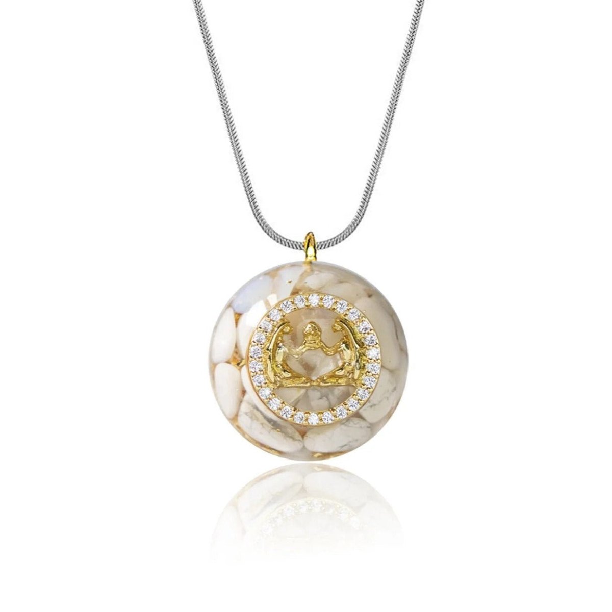 Orgonite Pendant “Astrological Sign” in Natural Stone