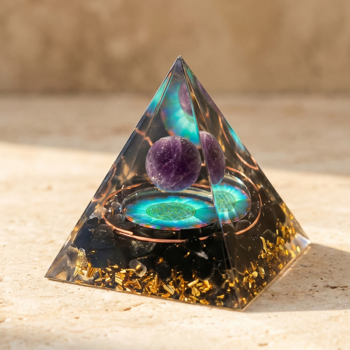 Enchanted Mystique: Orgonite Crystal Energy - Flower of Life