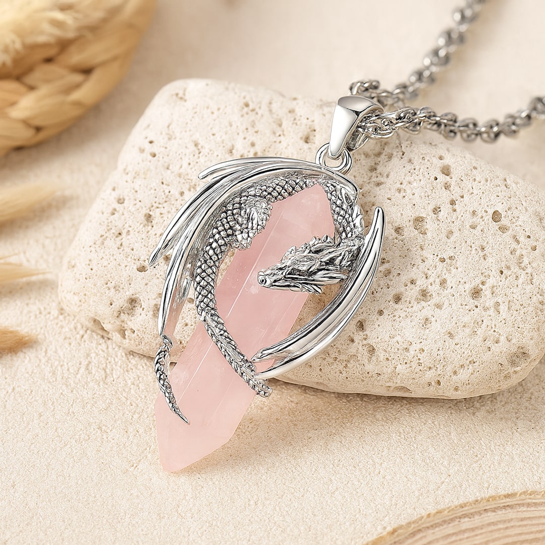 “Dragon” Pendant in Natural Stone