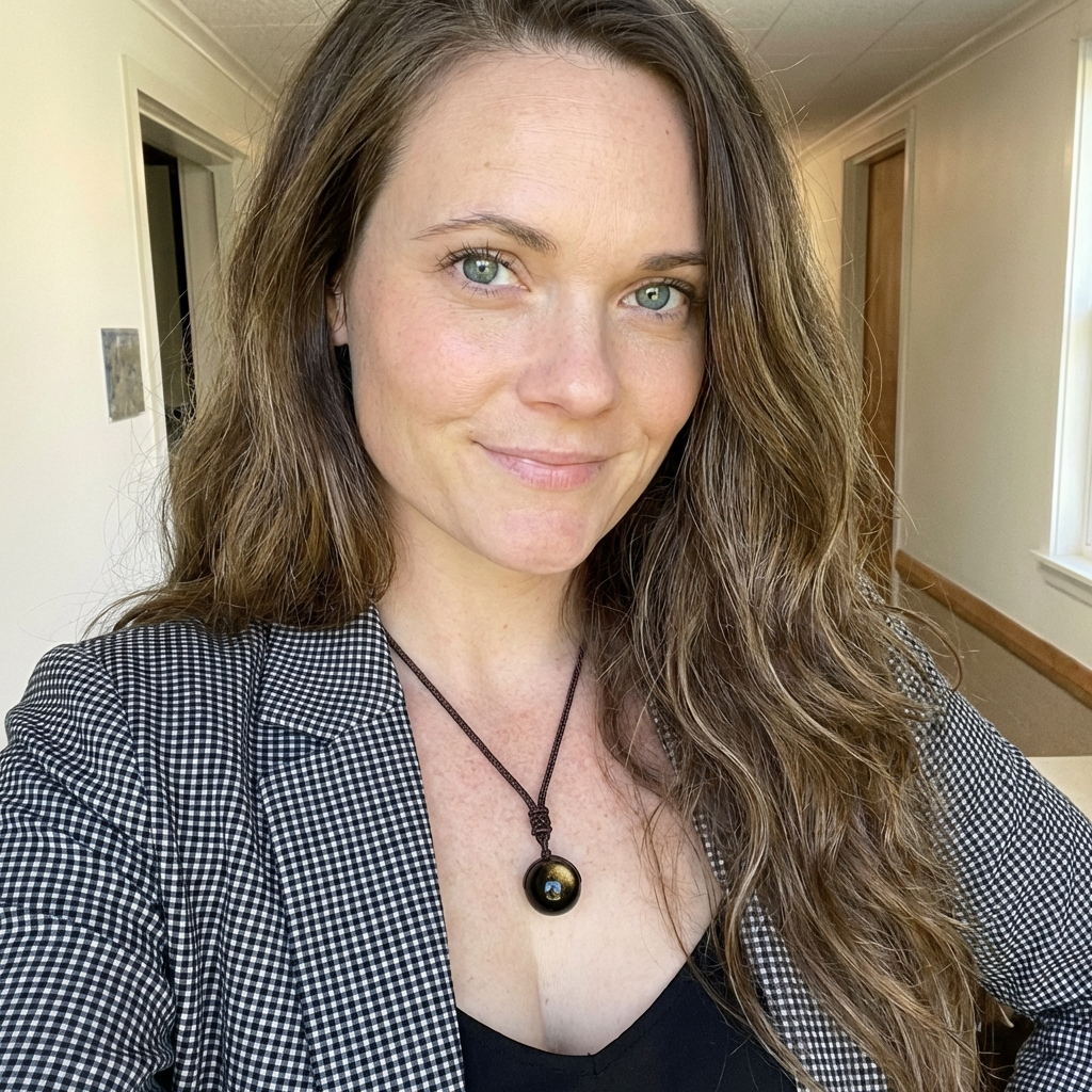 'Keiko' Golden Obsidian Pendant